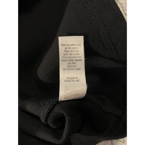 ATHLETA $64 Strata Black A Line Zippered Pocket Ponte Skirt Stretch Size XS - Picture 7 of 8